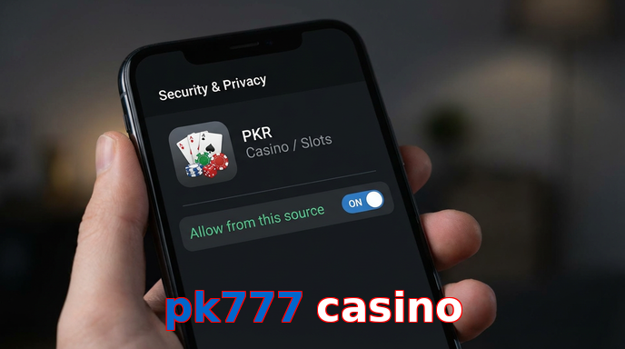 Game list for Pk777 Casino apk section